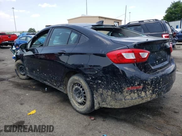 ✅ 2016 Chevrolet Cruze LS • VIN: 1G1BC5SM5G7242855 • Lot: 55212753. Listed on Copart with 80,910 mi. Free auction sales archive from the USA and detailed vehicle history report at DreamBid. Image 2.