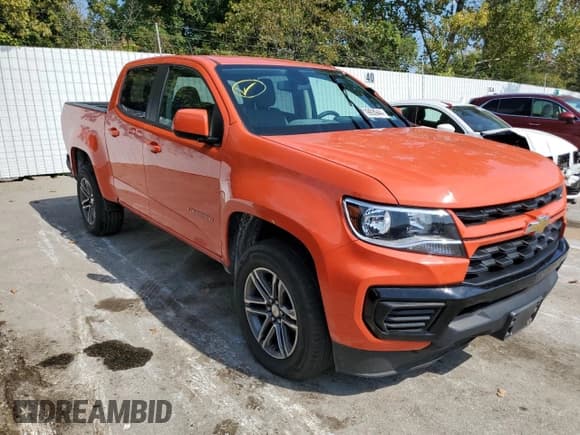 ✅ 2021 Chevrolet Colorado 4WD Work Truck • VIN: 1GCGTBENXM1183123 • Лот: 71993944. Опубликован ранее на Copart с пробегом 70 567 миль. Бесплатный доступ к архиву аукционных продаж из США и подробный отчёт об истории автомобиля на DreamBid. Изображение 4.