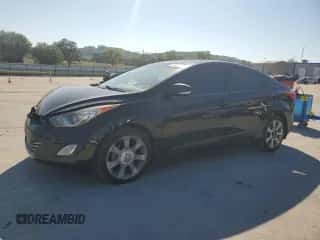 2013 Hyundai Elantra Limited z VIN KMHDH4AE3DU690865, wystawiony jako Copart lot #81982415 z przebiegiem 158 073 mil mil oraz Szkoda całkowita • Salvage title. Historia ofert i sprzedaży dostępna na DreamBid. Obrazek 1.