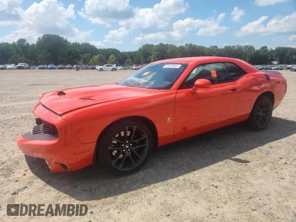 2021 Dodge Challenger R/T Scat Pack Widebody with VIN 2C3CDZFJ6MH585999, listed as a Copart auction lot 70097645 with 65,862 mi miles and Salvage title. Bid and sale history available at DreamBid. Image 1.