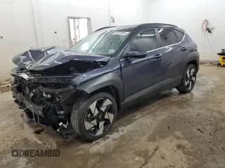 2024 Hyundai Kona Limited with VIN KM8HE3A38RU082687, listed as a Copart auction lot 68103365 with 44,860 mi miles and Salvage title. Bid and sale history available at DreamBid. Image 1.