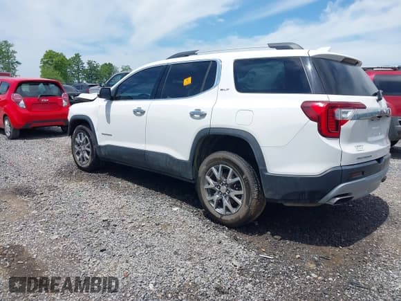 ✅ 2021 GMC Acadia SLT • VIN: 1GKKNULS3MZ162595 • Lot: 42291144. Listed on IAAI with 106,920 mi. Free auction sales archive from the USA and detailed vehicle history report at DreamBid. Image 3.