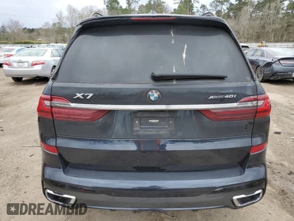 ✅ 2022 BMW X7 xDrive40i • VIN: 5UXCW2C0XN9M01432 • Lot: 40789363. Listed on Copart with 16,271 mi. Free auction sales archive from the USA and detailed vehicle history report at DreamBid. Image 6.