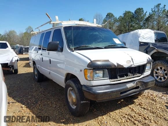 ✅ 1998 Ford Econoline Cargo Recreational • VIN: 1FTSS34L0WHB55702 • Lot: 41876217. Listed on IAAI with 378,571 mi. Free auction sales archive from the USA and detailed vehicle history report at DreamBid. Image 1.