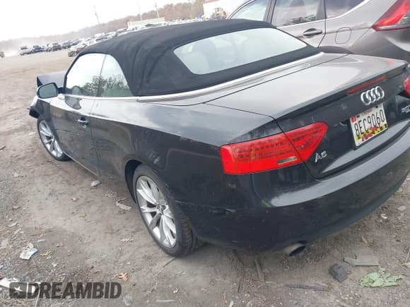 ✅ 2013 Audi A5 Premium • VIN: WAUCFAFHXDN008031 • Лот: 37990333. Опубликован ранее на IAAI с пробегом 94 098 миль. Бесплатный доступ к архиву аукционных продаж из США и подробный отчёт об истории автомобиля на DreamBid. Изображение 3.