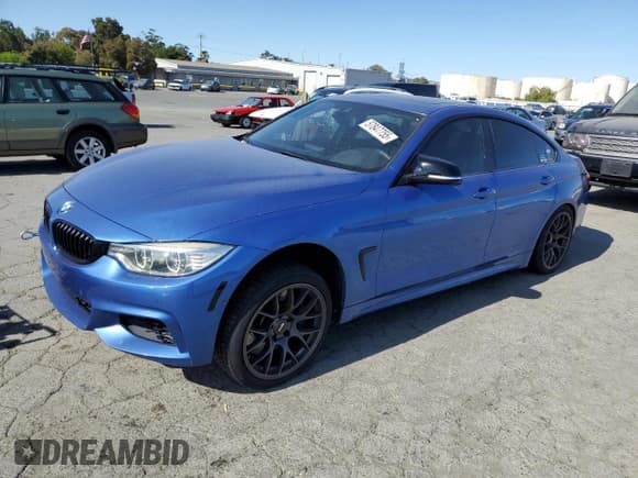 ✅ 2015 BMW 4 Series 435i xDrive • VIN: WBA4B3C55FD670176 • Lot: 57847755. Listed on Copart with 143,427 mi. Free auction sales archive from the USA and detailed vehicle history report at DreamBid. Image 1.