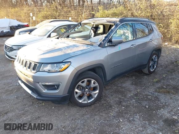 ✅ 2020 Jeep Compass Limited • VIN: 3C4NJCCB3LT150578 • Lot: 41054717. Listed on IAAI with 124,748 mi. Free auction sales archive from the USA and detailed vehicle history report at DreamBid. Image 17.