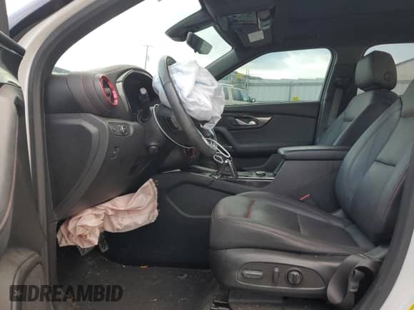 2022 Chevrolet Blazer RS with VIN 3GNKBERS5NS124390, listed as a Copart auction lot 65406414 with 60,543 mi miles and Salvage title. Bid and sale history available at DreamBid. Image 7.