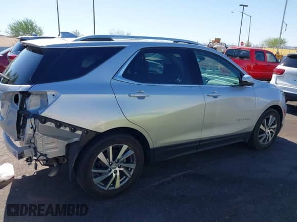 2022 Chevrolet Equinox Premier with VIN 3GNAXNEV8NS152892, listed as a IAAI auction lot 42799811 with 33,818 mi miles and . Bid and sale history available at DreamBid. Image 19.