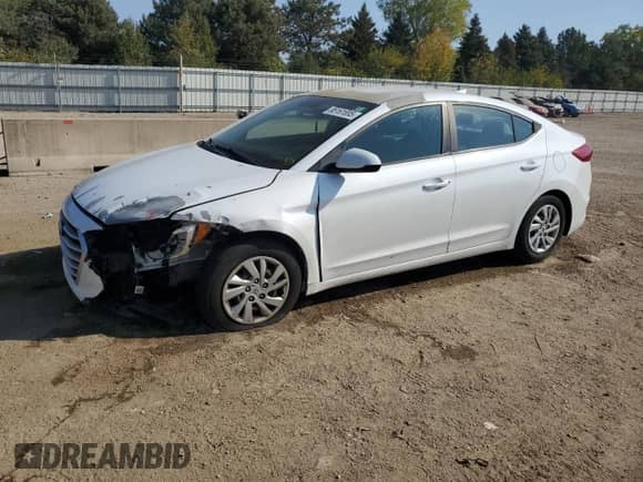 2017 Hyundai Elantra SE with VIN 5NPD74LF1HH140254, listed as a Copart auction lot 85161695 with 167,163 mi miles and Salvage title. Bid and sale history available at DreamBid. Image 1.