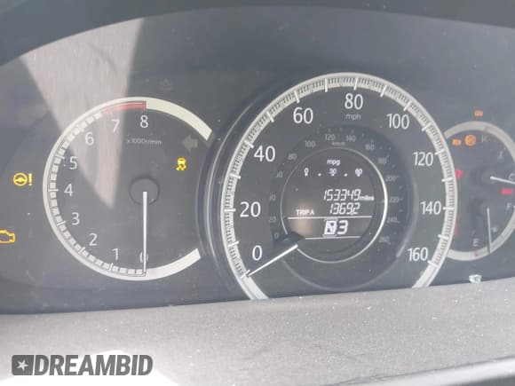 ✅ 2015 Honda Accord EX-L • VIN: 1HGCR2F83FA159370 • Lot: 39144513. Listed on IAAI with 153,349 mi. Free auction sales archive from the USA and detailed vehicle history report at DreamBid. Image 7.