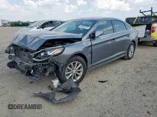 2018 Hyundai Sonata SE с VIN 5NPE24AF1JH673555, выставлен на аукционе Copart как лот 80585255 с пробегом Не указан миль и Списание • Salvage title. История ставок и продаж доступна на DreamBid. Изображение 1.