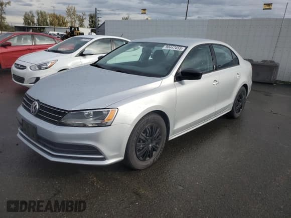 ✅ 2015 Volkswagen Jetta S • VIN: 3VW2K7AJ8FM280434 • Лот: 90447455. Опубликован ранее на Copart с пробегом 95 700 миль. Бесплатный доступ к архиву аукционных продаж из США и подробный отчёт об истории автомобиля на DreamBid. Изображение 1.