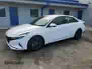 2023 Hyundai Elantra Blue with VIN KMHLM4AJ4PU054108, listed as a Copart auction lot 85680285 with 48,721 mi miles and Salvage title. Bid and sale history available at DreamBid. Image 1.