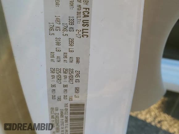 ✅ 2017 Dodge Grand Caravan SE • VIN: 2C4RDGBG8HR708030 • Lot: 82630005. Wystawiony na Copart z przebiegiem 277 106 mil. Bezpłatny archiwum sprzedaży aukcyjnych z USA i szczegółowy raport historii pojazdu na DreamBid. Zdjęcie 12.