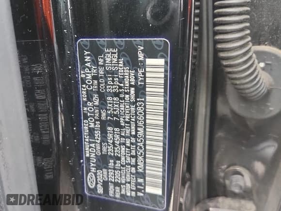 ✅ 2021 Hyundai Kona Ultimate • VIN: KM8K5CA59MU660831 • Лот: 90657275. Опубликован ранее на Copart с пробегом 83 370 миль. Бесплатный доступ к архиву аукционных продаж из США и подробный отчёт об истории автомобиля на DreamBid. Изображение 12.