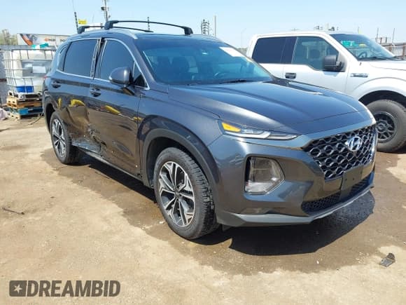 ✅ 2020 Hyundai Santa Fe Limited • VIN: 5NMS5CAA9LH291668 • Лот: 41993600. Опубликован ранее на IAAI с пробегом 43 857 миль. Бесплатный доступ к архиву аукционных продаж из США и подробный отчёт об истории автомобиля на DreamBid. Изображение 1.