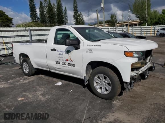 ✅ 2020 Chevrolet Silverado 1500 Work Truck • VIN: 3GCNWAEF4LG315052 • Lot: 89479735. Listed on Copart with 100,840 mi. Free auction sales archive from the USA and detailed vehicle history report at DreamBid. Image 4.
