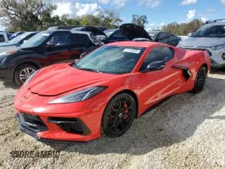 2024 Chevrolet Corvette 3LT с VIN 1G1YC2D43R5102582, выставлен на аукционе Copart как лот 77710234 с пробегом 7 260 миль миль и Списание • Salvage title. История ставок и продаж доступна на DreamBid. Изображение 1.