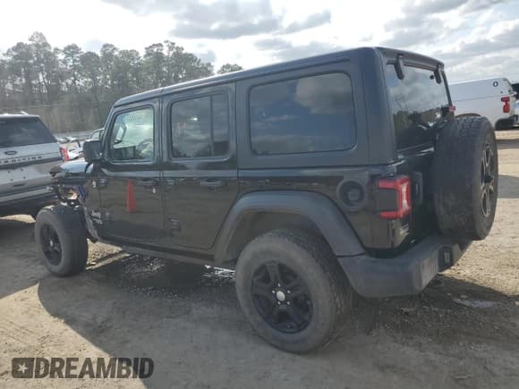 ✅ 2021 Jeep Wrangler Unlimited Sport S • VIN: 1C4HJXDN7MW592904 • Lot: 42833775. Listed on Copart with Not provided. Free auction sales archive from the USA and detailed vehicle history report at DreamBid. Image 2.