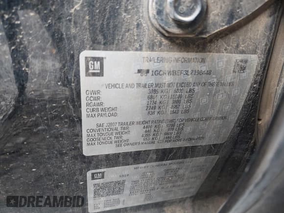 ✅ 2020 Chevrolet Silverado 1500 Custom • VIN: 1GCRWBEF3LZ196448 • Lot: 41508665. Wystawiony na IAAI z przebiegiem 95 187 mil. Bezpłatny archiwum sprzedaży aukcyjnych z USA i szczegółowy raport historii pojazdu na DreamBid. Zdjęcie 9.