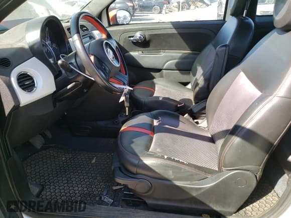 ✅ 2015 FIAT 500e • VIN: 3C3CFFGE2FT603371 • Lot: 72027184. Listed on Copart with Not provided. Free auction sales archive from the USA and detailed vehicle history report at DreamBid. Image 7.