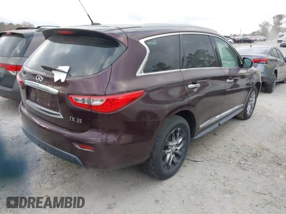 ✅ 2013 Infiniti JX35 • VIN: 5N1AL0MN3DC322066 • Lot: 43657112. Wystawiony na IAAI z przebiegiem 141 658 mil. Bezpłatny archiwum sprzedaży aukcyjnych z USA i szczegółowy raport historii pojazdu na DreamBid. Zdjęcie 4.
