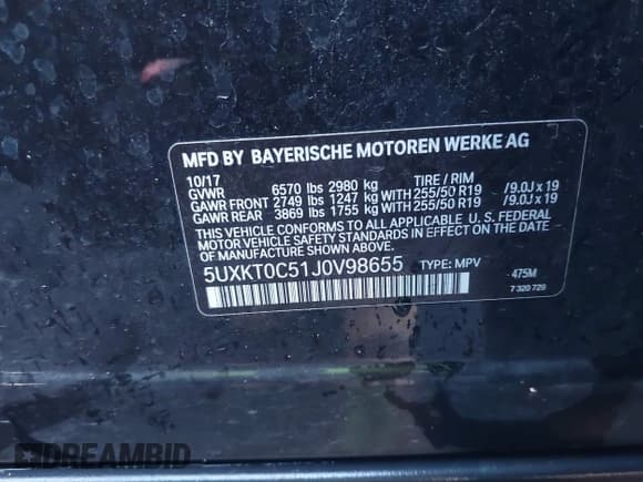 ✅ 2018 BMW X5 xDrive40e • VIN: 5UXKT0C51J0V98655 • Lot: 43532164. Listed on IAAI with 64,222 mi. Free auction sales archive from the USA and detailed vehicle history report at DreamBid. Image 9.