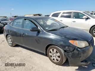 2008 Hyundai Elantra GLS with VIN KMHDU46D18U482629, listed as a Copart auction lot 86258345 with 287,251 mi miles and Salvage title. Bid and sale history available at DreamBid. Image 4.