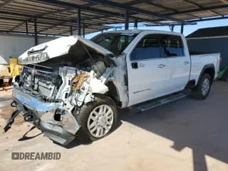 ✅ 2023 GMC Sierra 2500HD SLT • VIN: 1GT49NEY5PF193823 • Lot: 80141065. Wystawiony na Copart z przebiegiem 47 666 mil. Bezpłatny archiwum sprzedaży aukcyjnych z USA i szczegółowy raport historii pojazdu na DreamBid. Zdjęcie 1.