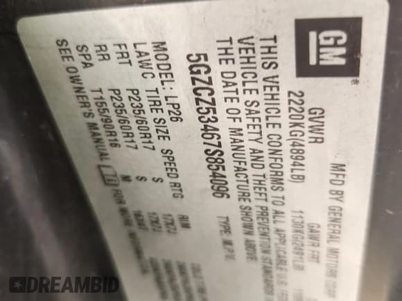 ✅ 2007 Saturn VUE V6 • VIN: 5GZCZ53467S854096 • Lot: 64950015. Wystawiony na Copart z przebiegiem Nie podano. Bezpłatny archiwum sprzedaży aukcyjnych z USA i szczegółowy raport historii pojazdu na DreamBid. Zdjęcie 14.