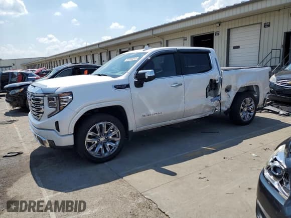 ✅ 2025 GMC Sierra 1500 Denali • VIN: 3GTUUGEL0SG109459 • Лот: 62396645. Опубликован ранее на Copart с пробегом 15 410 миль. Бесплатный доступ к архиву аукционных продаж из США и подробный отчёт об истории автомобиля на DreamBid. Изображение 1.