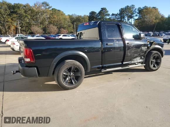 2021 Ram 1500 Warlock z VIN 1C6RR6GT3MS524535, wystawiony jako Copart lot #80835234 z przebiegiem 28 933 mil mil oraz Szkoda całkowita • Salvage title. Historia ofert i sprzedaży dostępna na DreamBid. Obrazek 3.