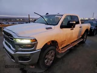 ✅ 2025 Ram 2500 Big Horn • VIN: 3C6UR5DJ3SG567445 • Lot: 95089675. Listed on Copart with 17,617 mi. Free auction sales archive from the USA and detailed vehicle history report at DreamBid. Image 1.