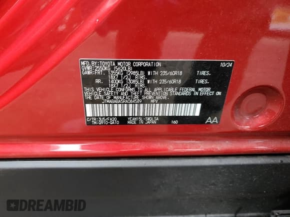 ✅ 2024 Subaru Solterra Premium • VIN: JTMABABA5RA084589 • Лот: 89700505. Опубликован ранее на Copart с пробегом 3 491 миль. Бесплатный доступ к архиву аукционных продаж из США и подробный отчёт об истории автомобиля на DreamBid. Изображение 13.