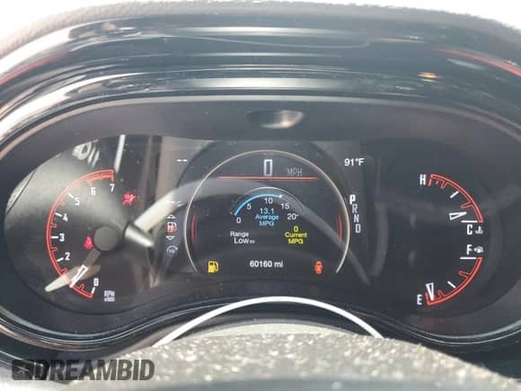 2022 Dodge Durango R/T with VIN 1C4SDHCT9NC229770, listed as a Copart auction lot 67210625 with 60,160 mi miles and Non repairable. Bid and sale history available at DreamBid. Image 9.