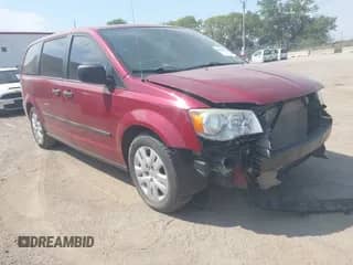 2014 Dodge Grand Caravan SE with VIN 2C4RDGBG7ER474085, listed as a IAAI auction lot 43071568 with 100,131 mi miles and . Bid and sale history available at DreamBid. Image 1.