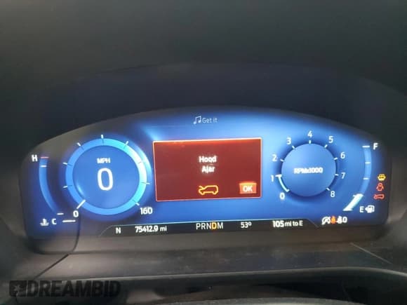 ✅ 2020 Ford Escape Titanium • VIN: 1FMCU9J9XLUA29209 • Lot: 54379545. Listed on Copart with 75,412 mi. Free auction sales archive from the USA and detailed vehicle history report at DreamBid. Image 9.