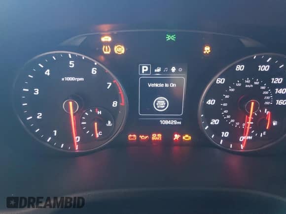 2018 Hyundai Elantra Sport with VIN KMHD04LB5JU609063, listed as a Copart auction lot 87266855 with 108,429 mi miles and Salvage title. Bid and sale history available at DreamBid. Image 9.