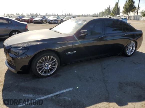 ✅ 2012 BMW 7 Series 750Li • VIN: WBAKB8C52CDX20760 • Lot: 91109405. Listed on Copart with 124,600 mi. Free auction sales archive from the USA and detailed vehicle history report at DreamBid. Image 1.