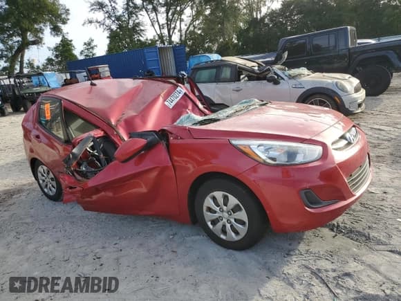 ✅ 2015 Hyundai Accent GS • VIN: KMHCT5AE0FU220666 • Лот: 74470274. Опубликован ранее на Copart с пробегом Не указан. Бесплатный доступ к архиву аукционных продаж из США и подробный отчёт об истории автомобиля на DreamBid. Изображение 4.