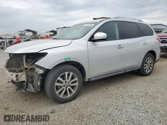 ✅ 2015 Nissan Pathfinder S • VIN: 5N1AR2MN7FC604966 • Лот: 92135205. Опубликован ранее на Copart с пробегом 112 314 миль. Бесплатный доступ к архиву аукционных продаж из США и подробный отчёт об истории автомобиля на DreamBid. Изображение 1.