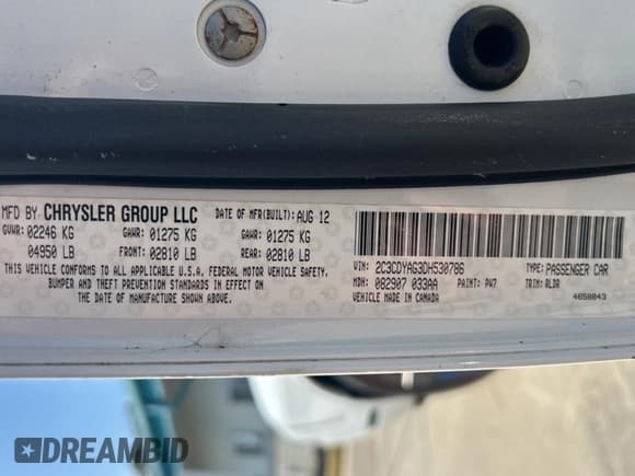 ✅ 2013 Dodge Challenger SXT • VIN: 2C3CDYAG3DH530786 • Lot: 87635065. Wystawiony na Copart z przebiegiem 134 828 mil. Bezpłatny archiwum sprzedaży aukcyjnych z USA i szczegółowy raport historii pojazdu na DreamBid. Zdjęcie 10.