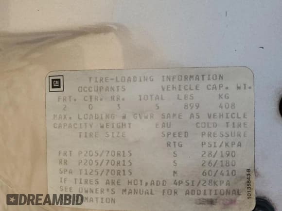 ✅ 1991 Buick Riviera • VIN: 1G4EZ13LXMU400763 • Lot: 57471695. Listed on Copart with 46,445 mi. Free auction sales archive from the USA and detailed vehicle history report at DreamBid. Image 12.