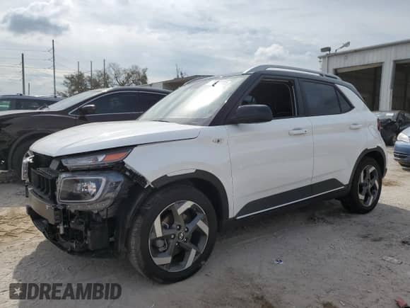 2023 Hyundai Venue SEL with VIN KMHRC8A32PU265524, listed as a Copart auction lot 78009124 with 23,219 mi miles and Salvage title. Bid and sale history available at DreamBid. Image 1.