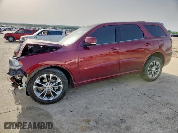 ✅ 2019 Dodge Durango GT Plus • VIN: 1C4RDHDG4KC690953 • Lot: 57103035. Listed on Copart with 71,805 mi. Free auction sales archive from the USA and detailed vehicle history report at DreamBid. Image 1.