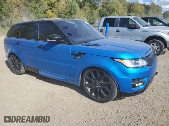 ✅ 2016 Land Rover Range Rover Sport Dynamic • VIN: SALWR2EF8GA559432 • Lot: 86185985. Listed on Copart with 133,997 mi. Free auction sales archive from the USA and detailed vehicle history report at DreamBid. Image 4.