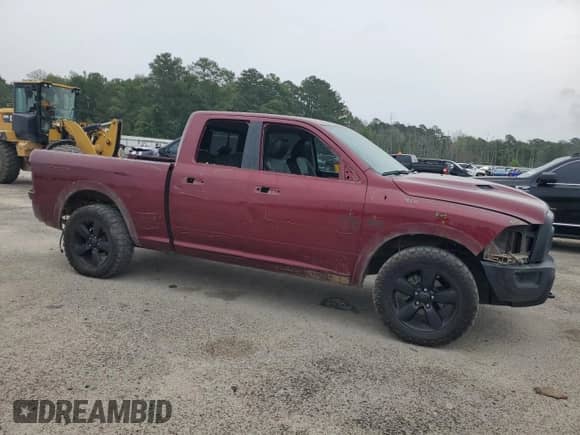 2019 Ram 1500 Warlock with VIN 1C6RR6GTXKS674817, listed as a Copart auction lot 59293875 with 131,004 mi miles and Salvage title. Bid and sale history available at DreamBid. Image 4.