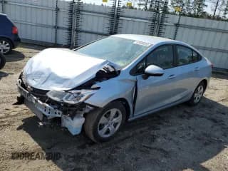 ✅ 2017 Chevrolet Cruze LS • VIN: 1G1BC5SM0H7203754 • Lot: 42856553. Listed on Copart with 53,887 mi. Free auction sales archive from the USA and detailed vehicle history report at DreamBid. Image 1.