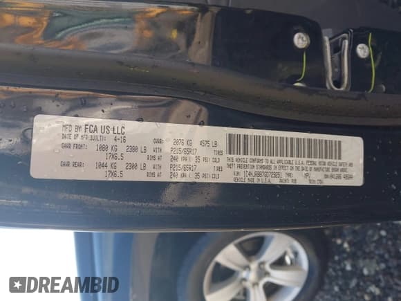 ✅ 2016 Jeep Patriot Sport • VIN: 1C4NJRBB7GD729251 • Лот: 42285816. Опубликован ранее на IAAI с пробегом 107 989 миль. Бесплатный доступ к архиву аукционных продаж из США и подробный отчёт об истории автомобиля на DreamBid. Изображение 9.